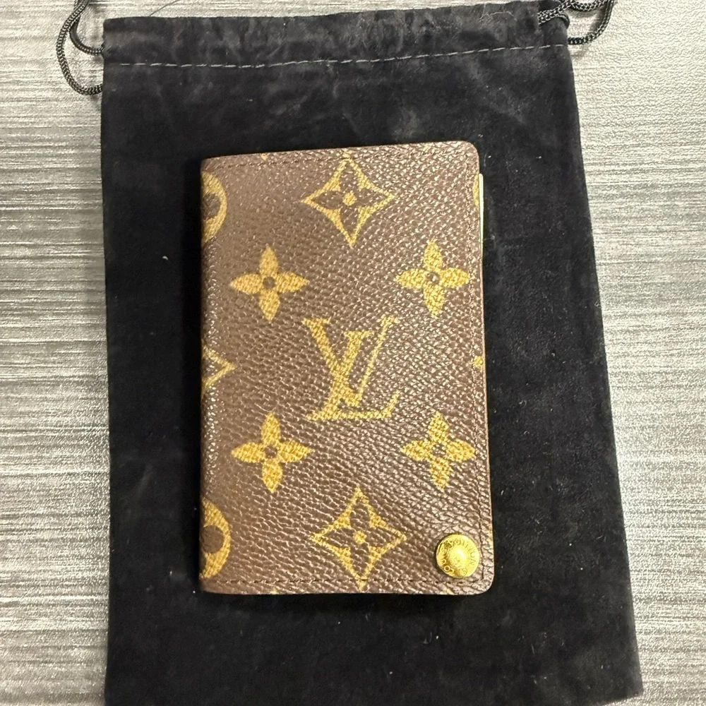 Authentic Louis Vuitton Vintage pocket organizer/card case in pristine condition - Picture 1 of 9